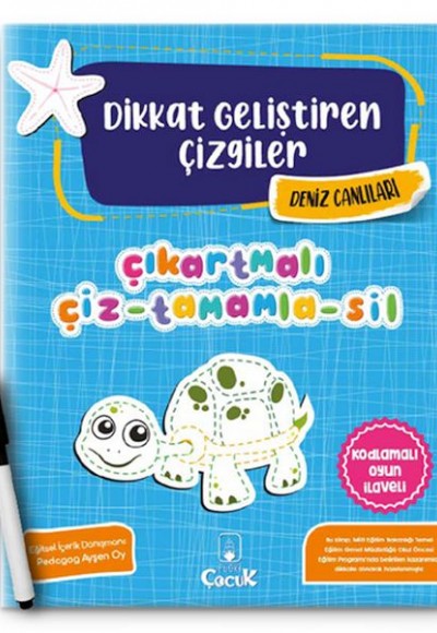 Dikkat Geliştiren Çizgiler - Deniz Canlıları