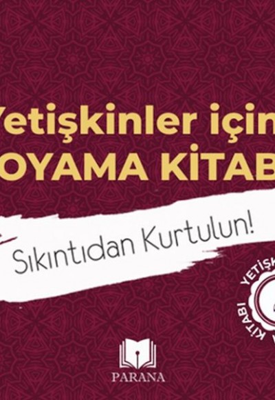 Yetişkinler İçin Boyama Kitabı-Mandala