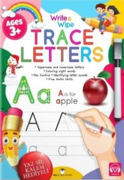 Write and Wipe Trace Letters