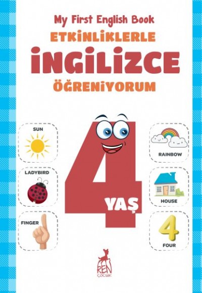 Etkinliklerle İngilizce Öğreniyorum 4 Yaş - My First English Book