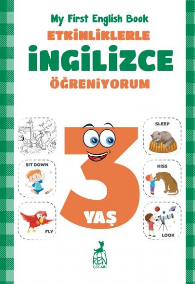 Etkinliklerle İngilizce Öğreniyorum 3 Yaş - My First English Book