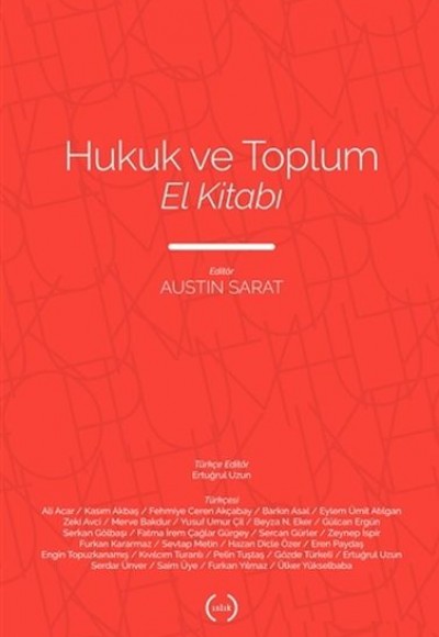 Hukuk ve Toplum El Kitabı