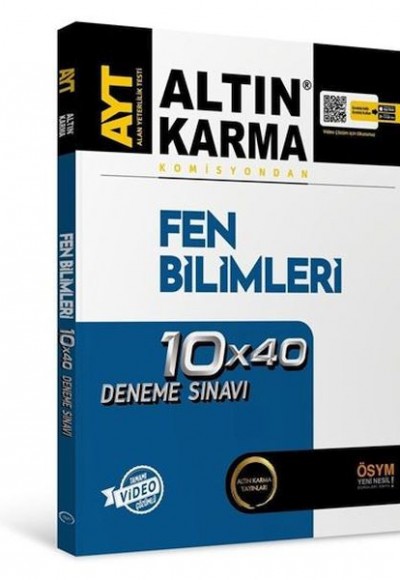 Altın Karma AYT Fen Bilimleri 10 x 40 Deneme Sınavı