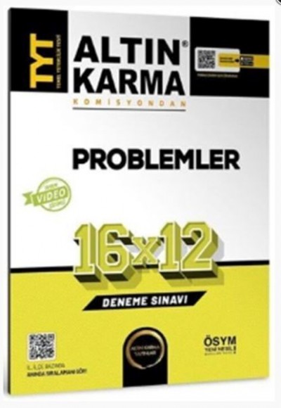 Altın Karma TYT Problemler 16 x 12 Deneme