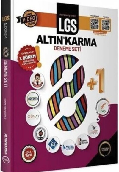 Altın Karma 2023 8. Sınıf LGS 1. Dönem Altın Karma 8+1 Deneme Seti