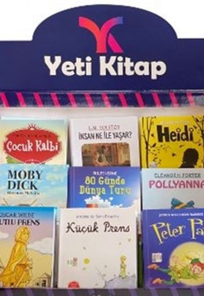 Yeti Çocuk Klasikleri Standı (120 Kitap - 10 Çeşit)