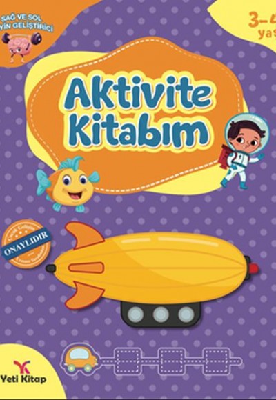 3-4 Yaş Aktivite Kitabı