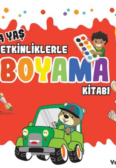 Etkinliklerle Boyama Kitabı 1 - (2-4 Yaş)