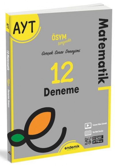 Endemik AYT Matematik 12 Deneme Sınavı