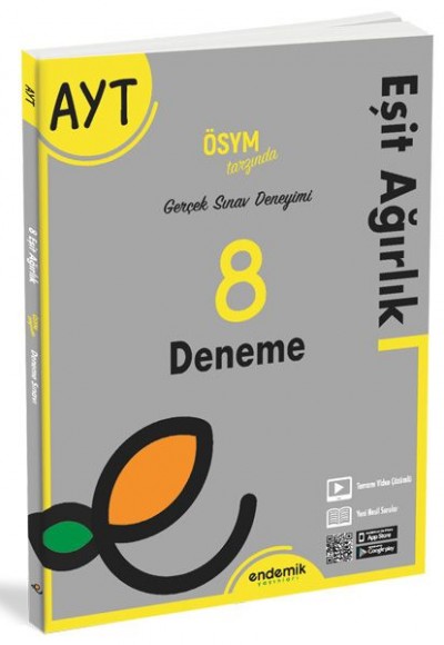 Endemik  AYT Eşit Ağırlık 8 Deneme Sınavı