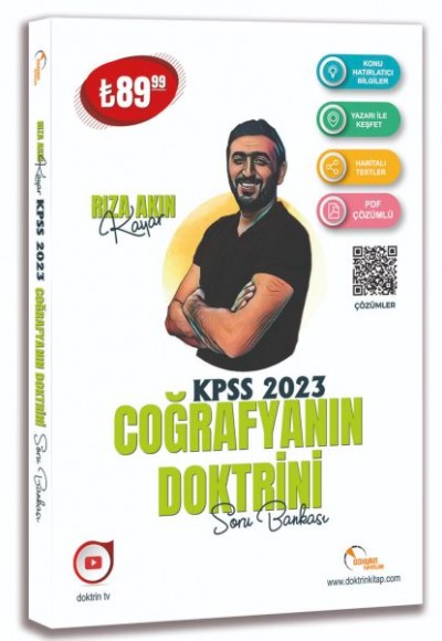 Doktrin Yayınları 2023 KPSS Coğrafya Soru Bankası