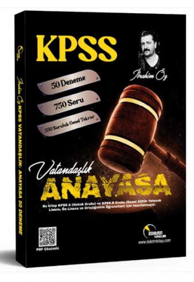 Doktrin Yayınları KPSS Vatandaşlık 50 Deneme ve 350 Soruluk Genel Tekrar