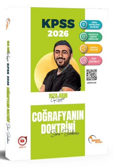 Doktrin Yayınları 2026 KPSS Coğrafya Soru Bankası