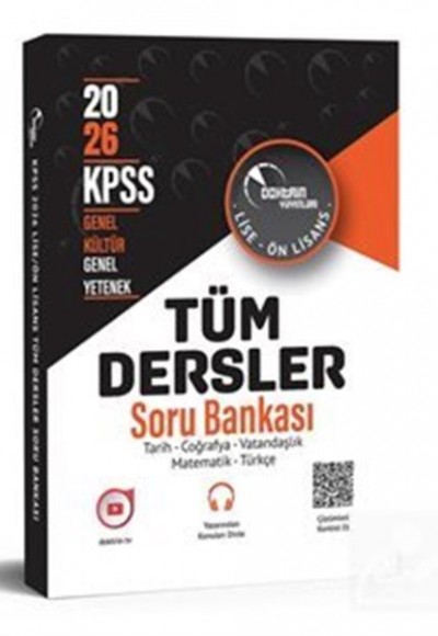 Doktrin Yayınları 2026 Kpss Lise Önlisans Genel Kültür Yetenek Tüm Dersler Tek Kitap Soru Bankası