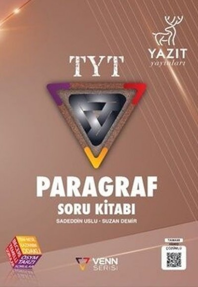 Yazıt TYT Paragraf Venn Serisi Soru Kitabı