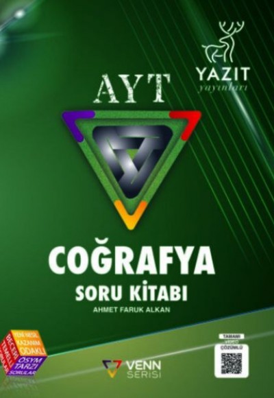 Yazıt AYT Coğrafya Venn Serisi Soru Kitabı