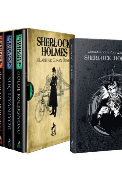 Sherlock Holmes Bütün Hikayeler Seti (Sherlock Holmes Defteri Hediyeli)
