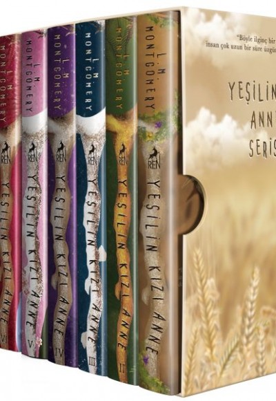 Yeşilin Kızı Anne 9 Kitap Kutulu Set (Ciltli)