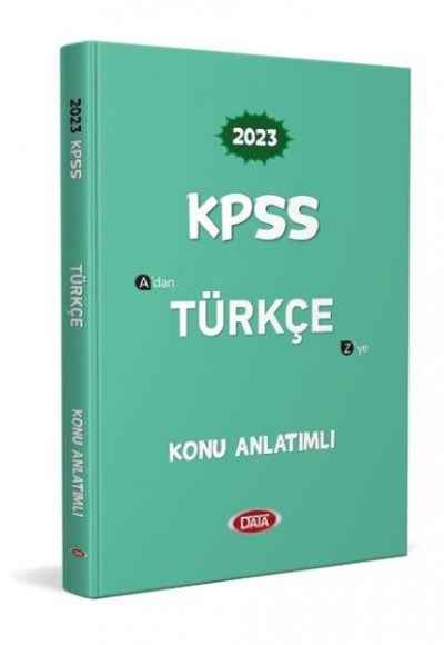 Data 2023 KPSS Türkçe Konu Anlatımlı