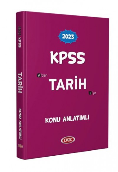 Data 2023 KPSS Tarih Konu Anlatımlı