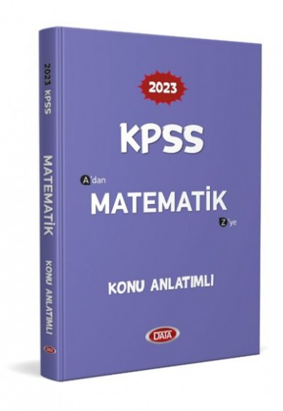 Data 2023 KPSS Matematik Konu Anlatımlı