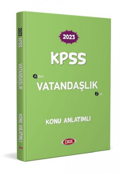 Data 2023 KPSS Vatandaşlık Konu Anlatımlı