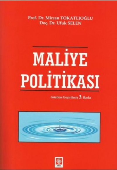 Maliye Politikası (Mircan Tokatlıoğlu)