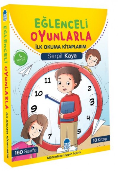 Eğlenceli Oyunlarla İlk Okuma Kitaplarım Set (10 Kitap)