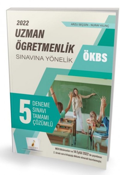 Pelikan ÖKBS Uzman Öğretmenlik Sınavına Yönelik Tamamı Çözümlü 5 Deneme Sınavı