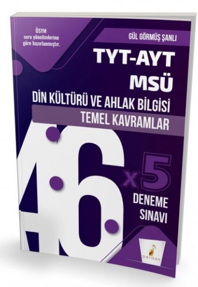 Pelikan TYT-AYT-MSÜ Din Kültürü ve Ahlak Bilgisi Temel Kavramlar