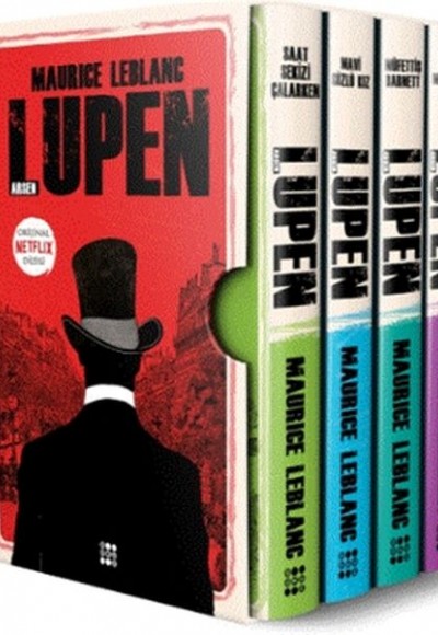 Arsen Lüpen-Kutulu Siyah Set (4 Kitap Takım)