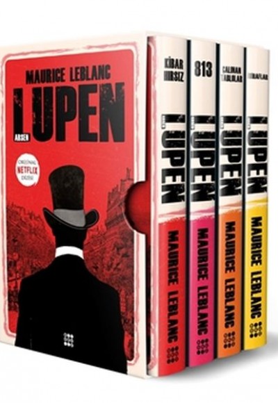 Arsen Lüpen-Kutulu Kırmızı Set (4 Kitap Takım)