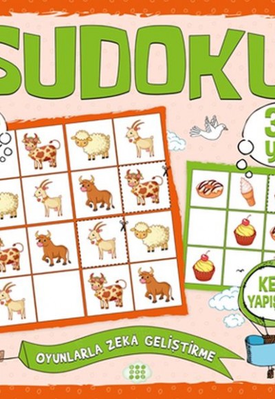 Çocuklar İçin Sudoku - Kes Yapıştır (3+ Yaş)
