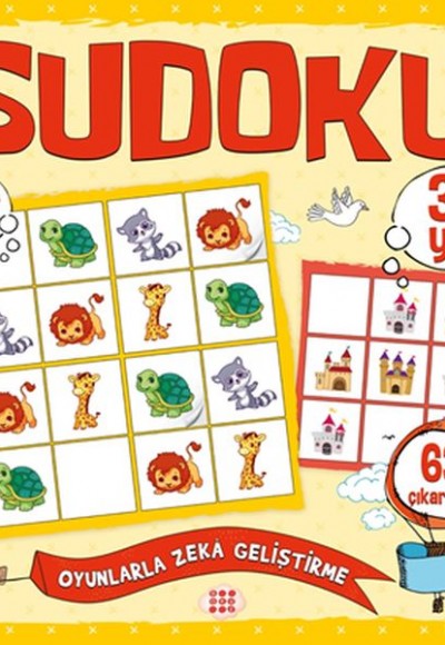 Çocuklar İçin Sudoku - Çıkartmalı (3+ Yaş)