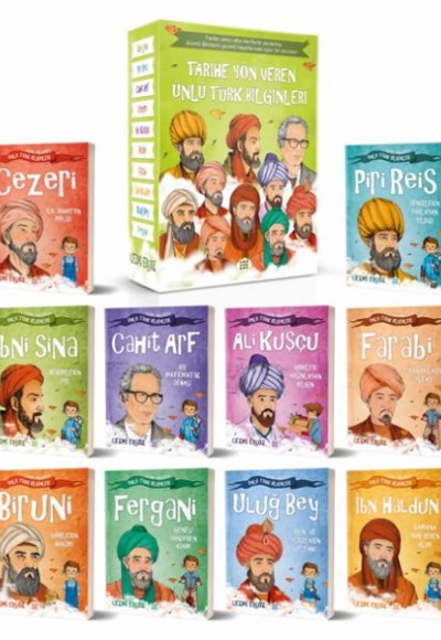 Tarihe Yön Veren Ünlü Türk Bilginleri Serisi (Kutulu 10 Kitap Takım)