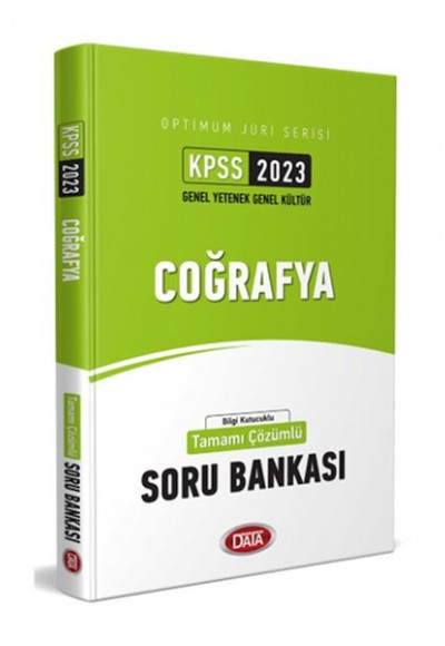 Data KPSS Optimum Jüri Coğrafya Çözümlü Soru Bankası 2023