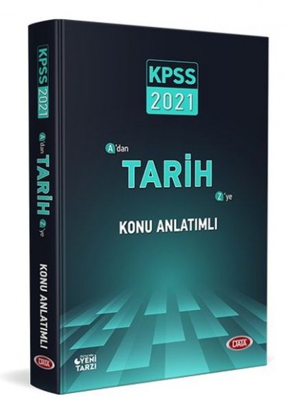 Data 2021 KPSS A'dan Z'ye Tarih Konu Anlatımlı