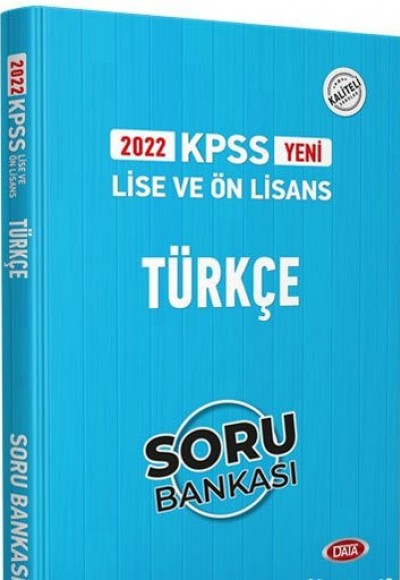 Data 2022 KPSS Lise ve Ön Lisans Türkçe Soru Bankası