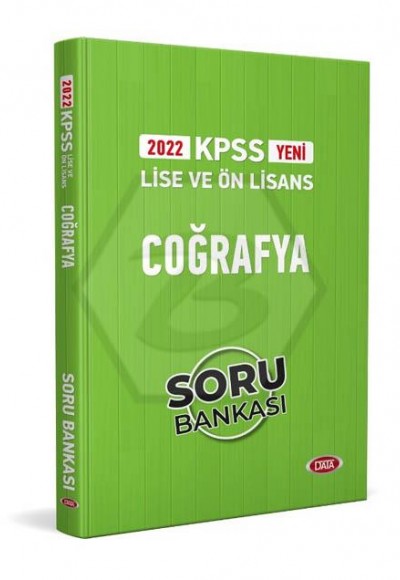 Data 2022 KPSS Lise ve Ön Lisans Coğrafya Soru Bankası