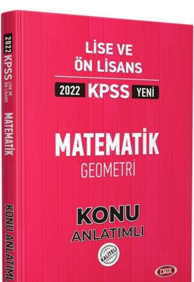 Data 2022 KPSS Lise ve Ön Lisans Matematik Geometri Konu Anlatımlı