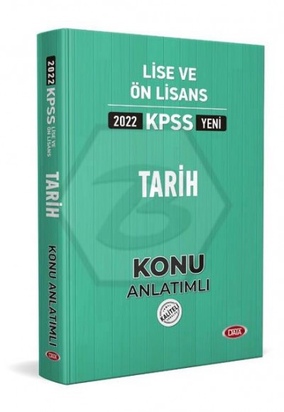 Data 2022 KPSS Lise ve Ön Lisans Tarih Konu Anlatımlı