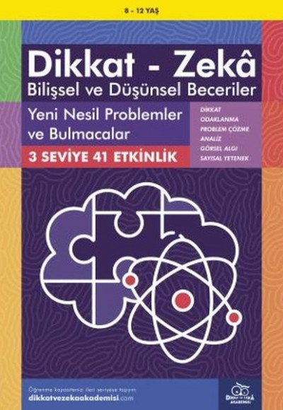 Yeni Nesil Problemler ve Bulmacalar (8-12 Yaş) - Dikkat Zeka