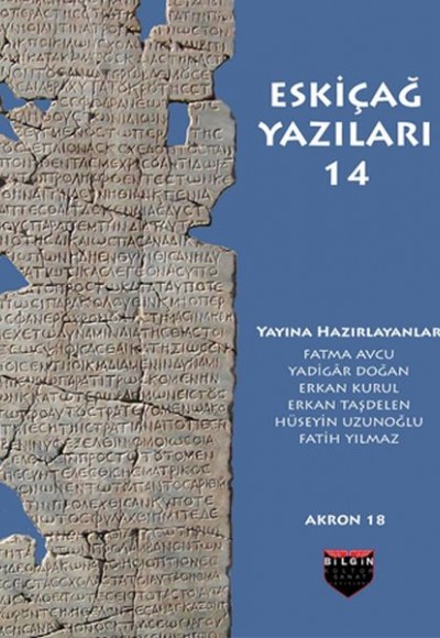 Eskiçağ Yazıları 14 - Akron 18