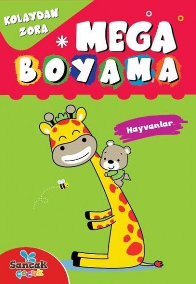 Mega Boyama - Hayvanlar Kolaydan Zora
