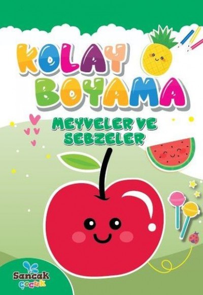 Kolay Boyama - Meyveler ve Sebzeler