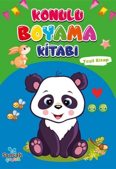 Konulu Boyama Kitabı - Yeşil Kitap