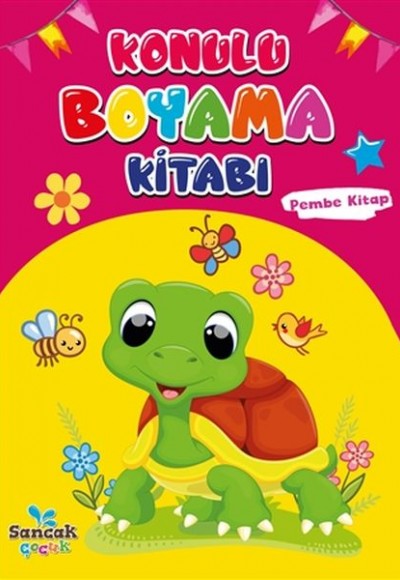 Konulu Boyama Kitabı - Pembe Kitap