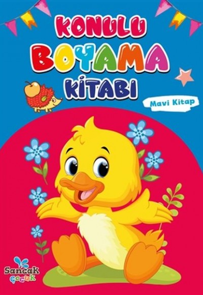 Konulu Boyama Kitabı - Mavi Kitap