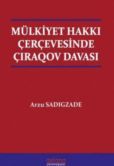 Mülkiyet Hakkı Çerçevesinde Çıraqov Davası