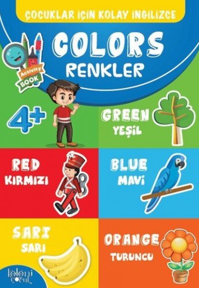 Çocuklar İçin Kolay İngilizce - Colors Renkler